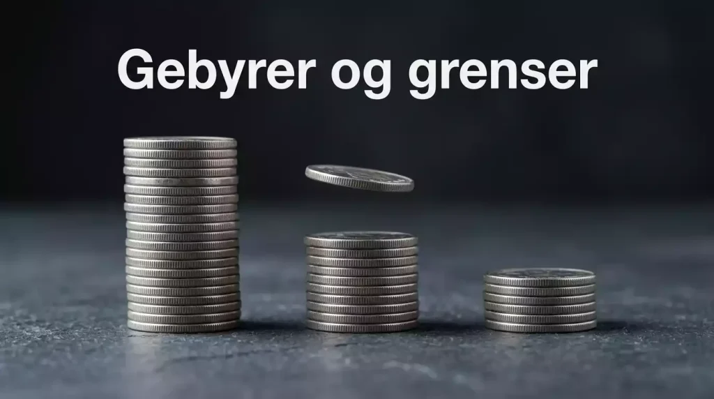 ecoPayz gebyrer og grenser for oddsspill med kostnader og VIP-nivåer